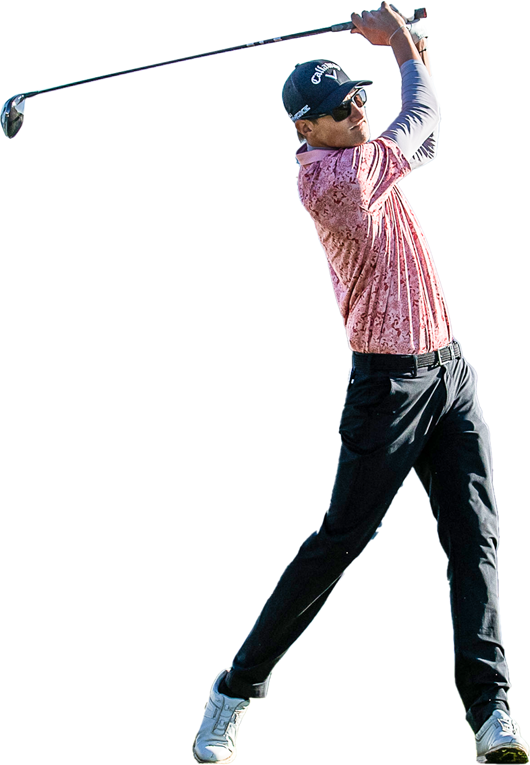 Golfer Swinging