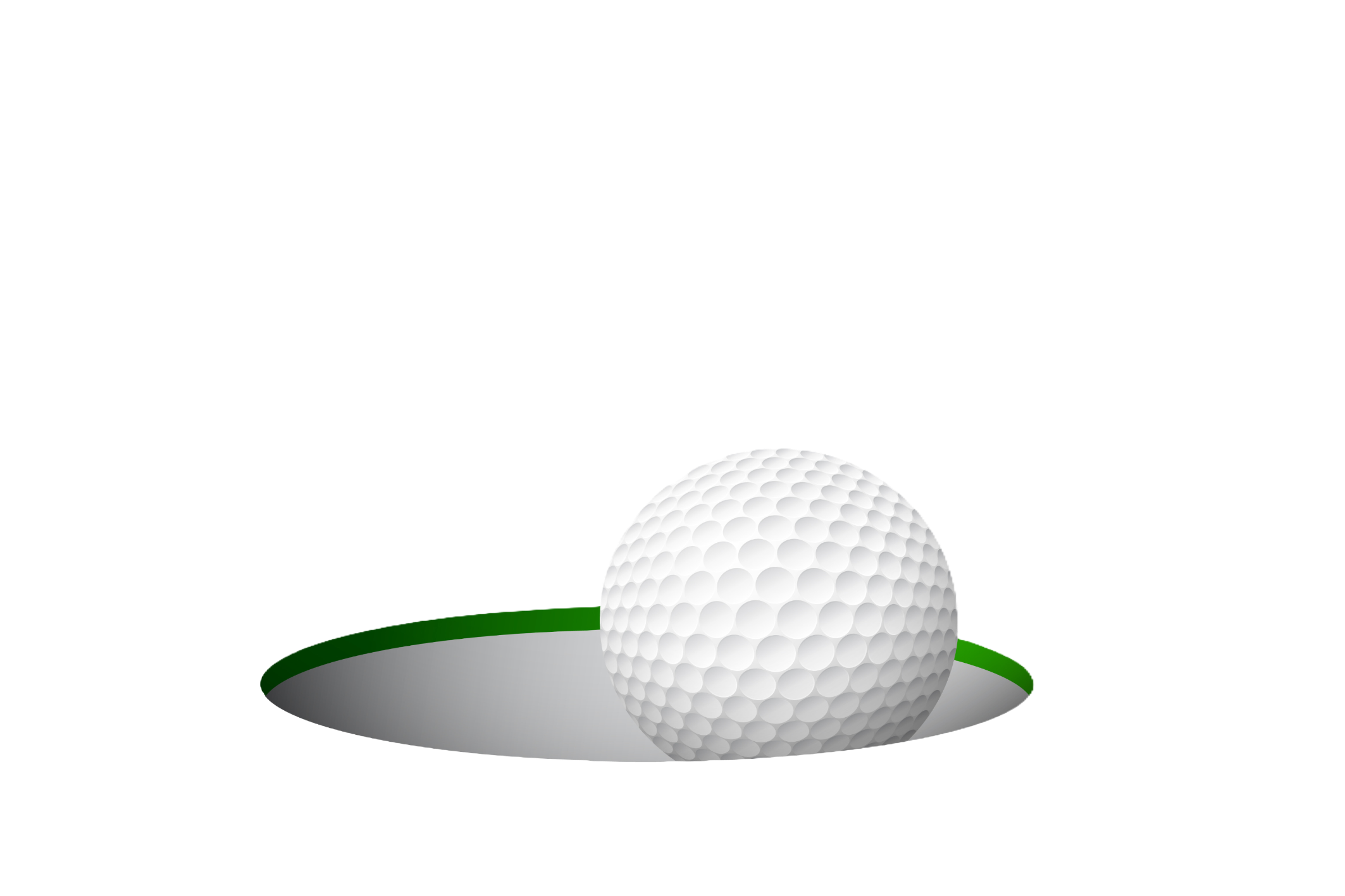 Golfer Swinging