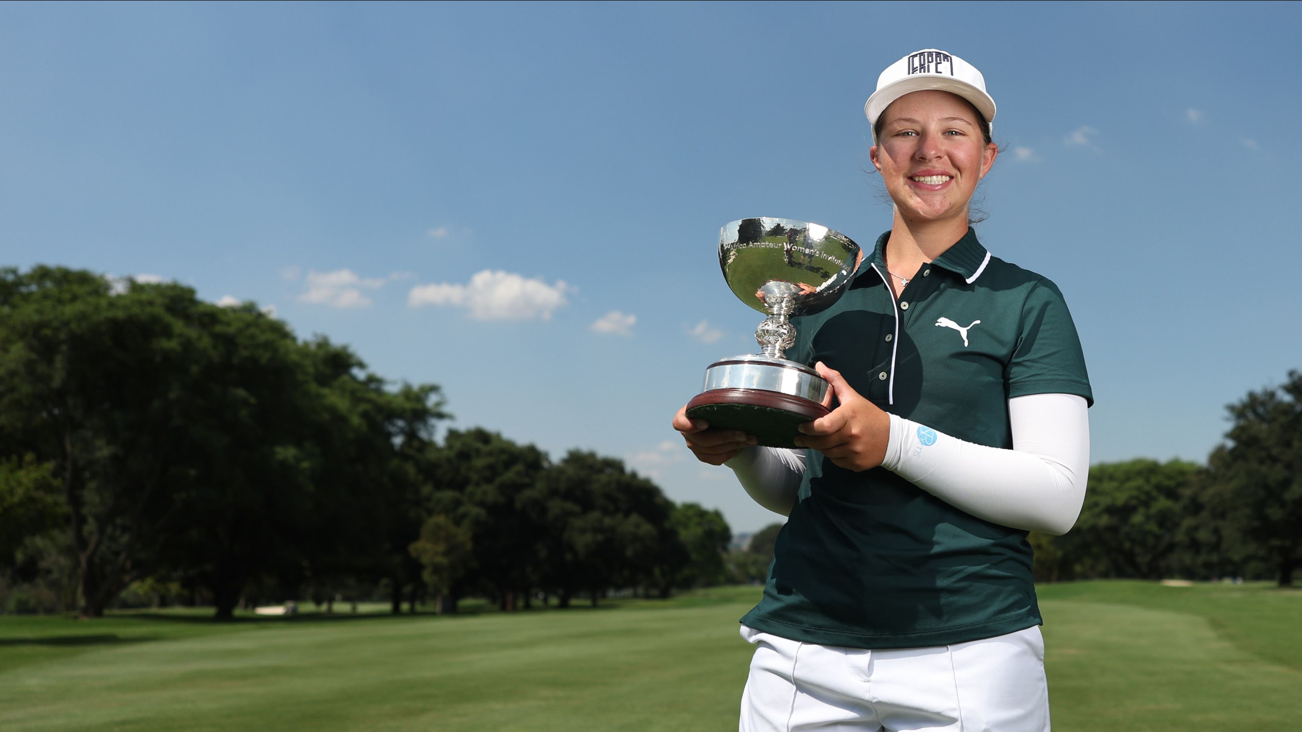 “Winning the Africa Amateur Women’s Invitational means the world to me” – Lisa Coetzer 