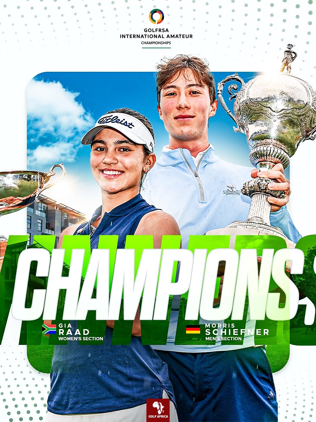 Morris Schiefner, Gia Raad win 2026 GolfRSA International Amateur